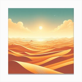 Desert Landscape 2 Canvas Print