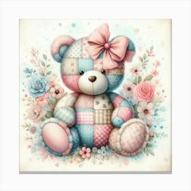 Patchwork Bear 5 Toile