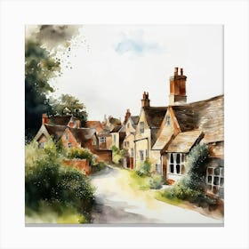Village In England Canvas Print