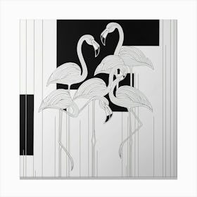 Flamingos 3 Canvas Print