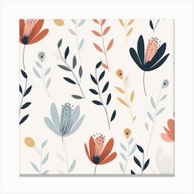 Floral Wallpaper 1 Canvas Print