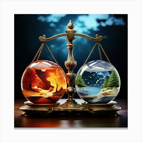 Balance Scales Canvas Print