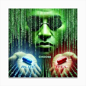 Matrix red pill blue pill 3 Toile