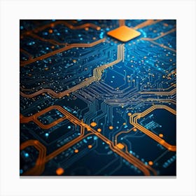 Circuit Board 27 Canvas Print