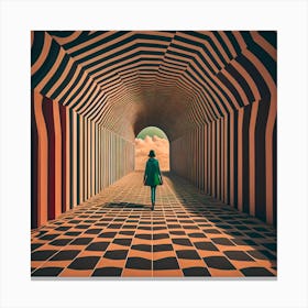 Tunnel Canvas Print