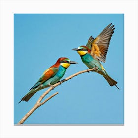 Bee Eaters Canvas Print