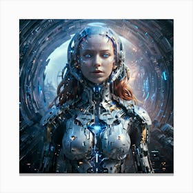 The Cyber Age  Canvas Print