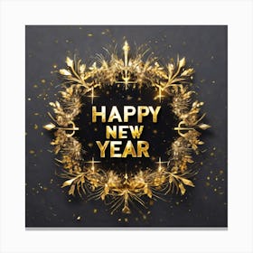 Happy New Year 21 Canvas Print