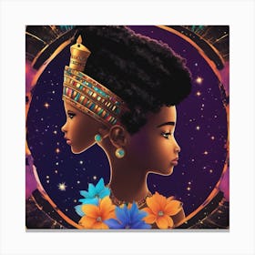 Divine Melanin Princess 111 Canvas Print