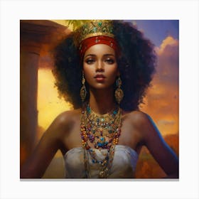 Egyptian Beauty 1 Canvas Print