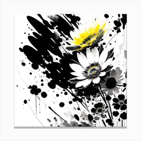 Abstract Of Flowers Canvas Print