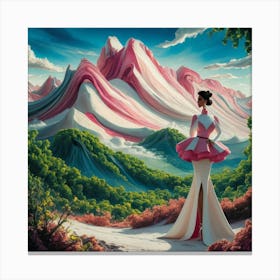 A Stunning Surreal Painting Depicting A Mountain R Dnl1h2htqnmldvx3hh5zza Ix545hf7tq2p3gscpltjtg Canvas Print