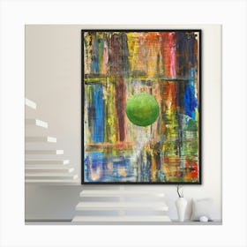 Green Ball Canvas Print