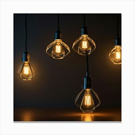 Default Create Unique Design Of Decor Lights 3 Canvas Print