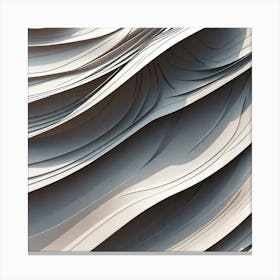 Abstract Wave Pattern 11 Canvas Print