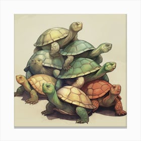Turtles 1 Canvas Print