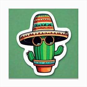 Mexican Cactus 23 Canvas Print