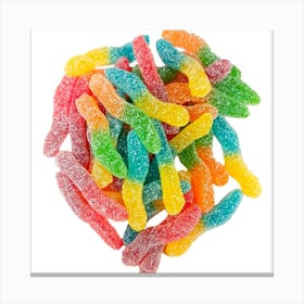 Gummy Worms Canvas Print