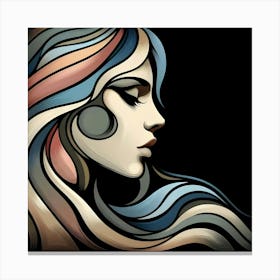 Portrait Of A Woman 41 Canvas Print