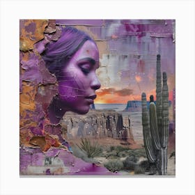 'Purple' Canvas Print
