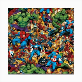 Marvel/DC Hybrids Multiverse Canvas Print
