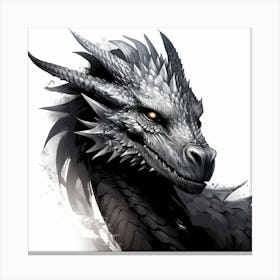 Dragon Head 2 Canvas Print