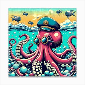 Octopus 4 Canvas Print