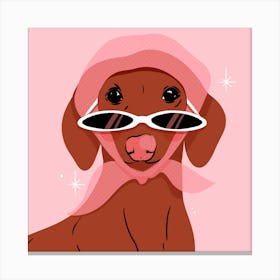 Dachshund | Fashion Dog 1 Canvas Print