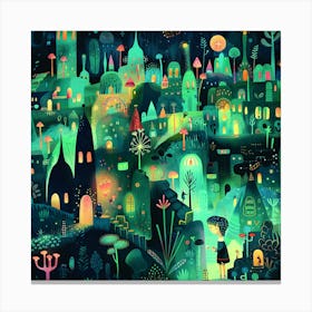 Fairytale City 4 Canvas Print