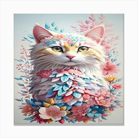 Default A Detailed Illustration Of A Print Of A Colorful Cat F 0 80e66106 Ed3b 4acd Ac9e 7d9e1abbe4ce 1 (1) Canvas Print