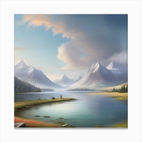 Landscape Painting 4 Leinwandbilder