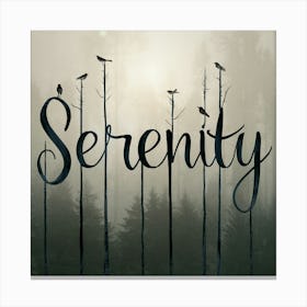 Serenity Canvas Print