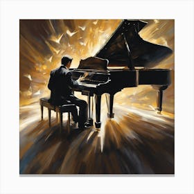 Grand Piano Solo Art Print Canvas Print