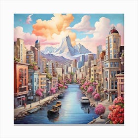 Cityscape 3 Canvas Print