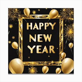 Happy New Year 20 Canvas Print