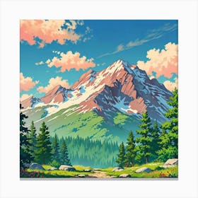 Mountain Landscape 16 Canvas Print