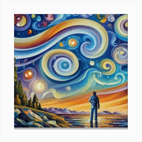 Starry Night 1 Canvas Print