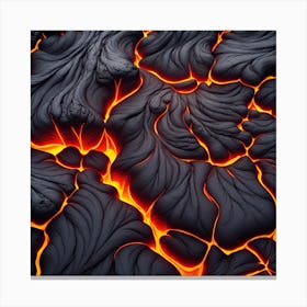 Lava Flow 15 Canvas Print