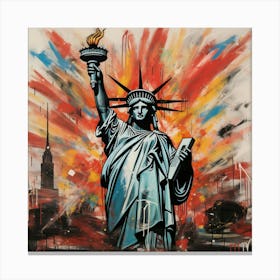 Statue Of Liberty Canvas Print