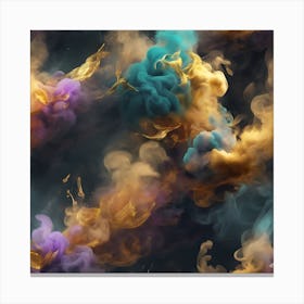 Abstract Smoke Canvas Print