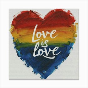 Love Is Love Art Print Painting Poster 3 Canvas Print