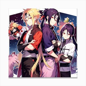 Naruto_team Canvas Print