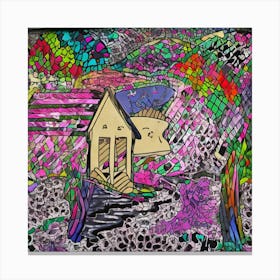 House In The Woods Canvas Print