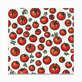 Tomato Pattern 7 Canvas Print