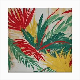 Tropical Leaves 3 Canvas Print