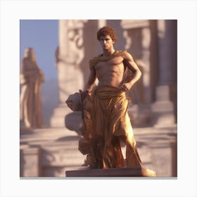 Statue Of Aphrodite 2 Canvas Print