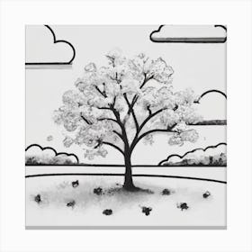 Tree In The Sky 1 Canvas Print