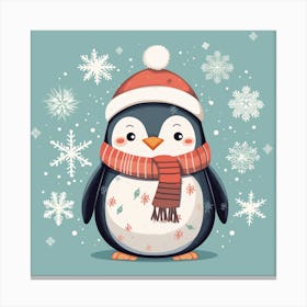 Cute Penguin 1 Canvas Print