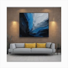 3-Abstract Painting Canvas Print