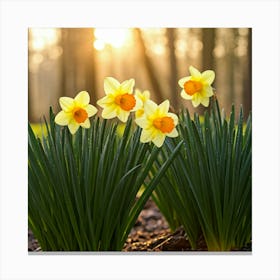 Daffodils Canvas Print